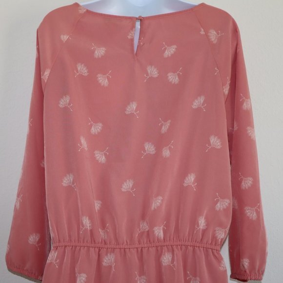NWT Joie Arryn Pink Dandelion Floral Printed‎ Dress M - Picture 10 of 12
